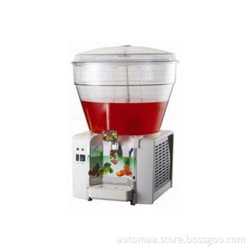 Single Jar Fruit Juice Dispenser 50 Liter Juice Refrigerati